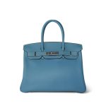 Birkin 30 Blue Jean Togo Palladium Plated [E] Stamp