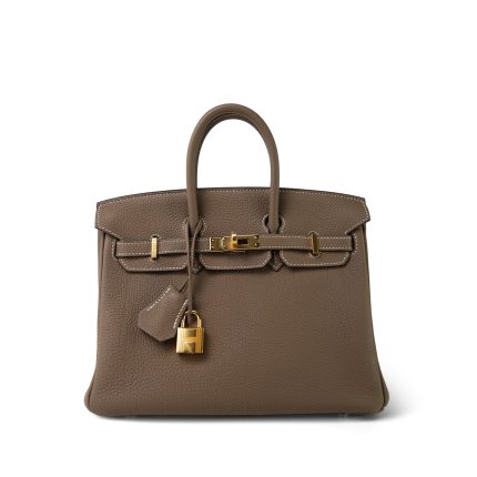 Birkin 25 Etoupe Togo Gold Plated D Stamp