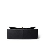 Black Caviar Quilted Jumbo Classic Flap Gold Hardware - Image 7
