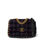 22K Multicolor Tweed Quilted 19 Flap Mixed Hardware Small - Image 12