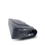 Navy Lambskin Quilted Medium Classic Flap Gold Hardware - Image 6