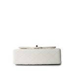 White Caviar Quilted Classic Flap Small LGHW - Image 5