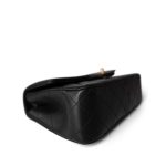 Sweet Camelia Single Flap Black Lambskin Quilted Aged GHW - Image 6