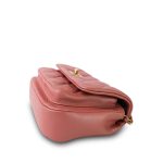 20C Pink Lambskin Quilted Top Handle Flap Aged Gold Hardware - Image 8