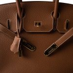 Birkin 30 Gold Togo Gold Plated U Stamp - Image 12