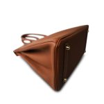 Birkin 30 Gold Veau Togo Gold Plated U Stamp - Image 7