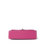 19C Pink Caviar Quilted Classic Flap Small Light Gold Hardware - Image 9