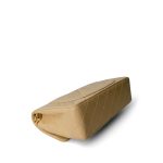 Vintage Beige Lambskin Quilted Classic Flap Small GHW - Image 8