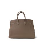 Birkin 35 Etoupe Veau Togo Gold Plated A Stamp - Image 9