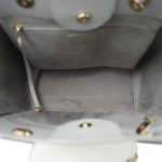 Grey Caviar Studded Deauville Tote Light Gold Hardware - Image 14