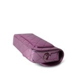 24C Shiny Light Pink Calfskin Quilted Flap Bag & Coin Purse - Image 10