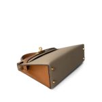 Mini Kelly Sellier Trench/Gold Epsom Gold Plated Y Stamp Horseshoe Stamp (HSS) - Image 8