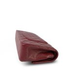 18C Dark Red Glittery Caviar Quilted Classic Flap Aged Gold Hardware - Image 10
