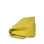 23P Yellow Caviar Quilted Classic Flap Medium Light Gold Hardware - Image 11