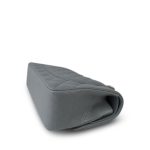 20C Grey Caviar Quilted Jumbo Classic Flap Light Gold Hardware - Image 10