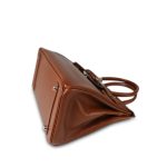 Birkin 30 Noisette Box Calfskin Gold Plated E Square Stamp - Image 14
