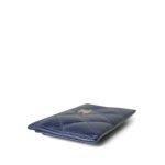 23S Navy Caviar Quilted Classic Card Holder LGHW - Image 5