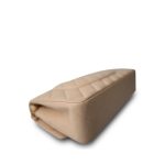 Beige Lambskin Quilted Classic Flap Medium Gold Hardware - Image 11