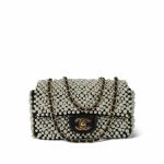 19S Pearl On Flap Mini Rectangular Bag LGHW