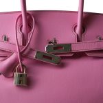 Birkin 30 Unopink Epsom Palladium Plated [N] Stamp - Image 3