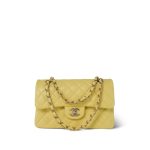 20S Yellow Caviar Quilted Classic Flap Small LGHW - Image 11