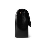 Black Vintage Lambskin Vertical Flap Bag GHW - Image 3
