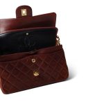 Vintage Red Lambskin Quilted Classic Flap Small GHW - Image 11