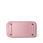 Birkin 25 Rose Sakura Swift Gold Plated X Stamp - Image 3