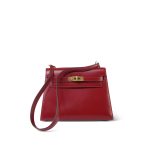 Mini Kelly 20 Rouge H Box Calfskin Gold Plated R Circle Stamp - Image 13