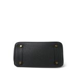 Birkin 25 Noir Veau Togo Gold Plated T Stamp - Image 9