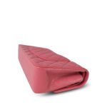 18S Pink Caviar Medium Quilted Classic Double Flap Light Gold Hardware - Image 8