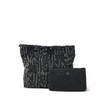 24A Black Denim Chanel Tufted 22 Hobo Bag Small - Image 14