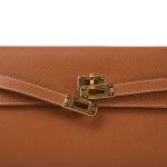 Kelly Wallet To Go Gold Veau Epsom Gold Plated U Stamp - Image 8
