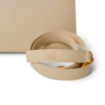 Kelly 25 Sellier Parchemin / Light Beige Box Calfksin E Square Stamp - Image 6