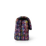 24S Multicolor Sequin Tweed Quilted Rectangular Mini Flap LGHW - Image 4