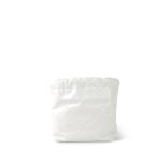 White Calfskin Quilted Mini 22 Bag Rainbow Hardware - Image 4