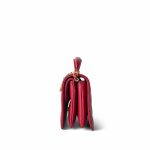 23B Red Caviar Quilted Mini Flap with Handle Flap Aged Gold Hardware - Image 3