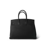 Birkin 35 Noir Veau Togo Gold Plated A Stamp - Image 9