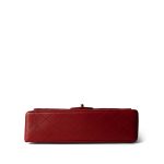 Vintage Red Lambskin Quilted Medium Classic Flap Gold Hardware - Image 5
