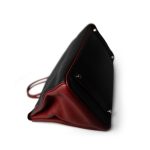 Birkin 35 Black/Red Togo Palladium Plated [N] Stamp - Image 9