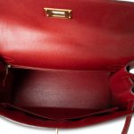 Kelly Sellier 28 Rouge Garange Courchevel Gold Plated G Square Stamp - Image 17
