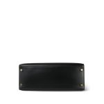 Kelly Sellier 28 Black Box Calfskin Gold Plated X Circle Stamp - Image 13