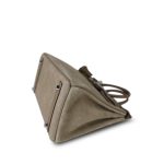 Birkin 25 Etoupe Swift and Grizzly Palladium Plated U Stamp - Image 11