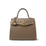 Kelly 25 Sellier Etoupe Veau Epsom Gold Plated Z Stamp - Image 12