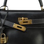 Kelly Sellier 28 Retourne Black Box Calfksin Gold Plated (W) Stamp - Image 11