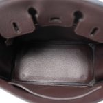 Birkin 25 Chocolate Togo Palladium Plated [I] Stamp - Image 12