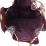 Burgundy Caviar Quilted Medium 25 Bag Aged Gold Hardware - Image 12