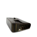 Bronze/Burgundy Alligator Single Flap Jumbo Ruthenium Hardware - Image 14