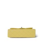 20S Yellow Caviar Quilted Classic Flap Small LGHW - Image 9