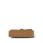 22B Dark Beige Lambskin Quilted Classic Flap Medium Light Gold Hardware - Image 14